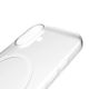 7. Puro Lite Mag TPU+PC Hülle kompatibel mit MagSafe für iPhone 17 - Transparent mit weißem Ring