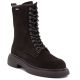 Damen-Ankle-Boots aus Leder, Wildleder, Schokoladenbraun, Big Star UU274612