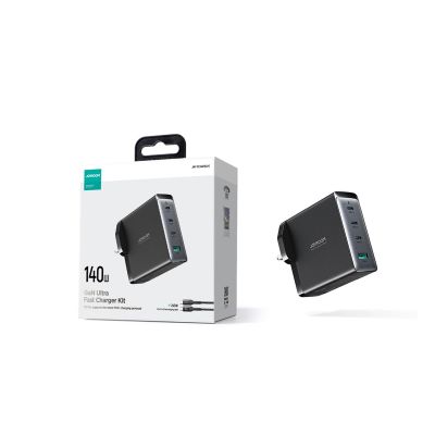 7. GaN-Ladegerät UK Joyroom JR-TCG05UK 140 W 3x USB-C USB-A + USB-C / USB-C-Kabel 240 W 1,2 m