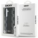 8. DKNY Lederhülle mit Karomuster und MagSafe-Funktion für Samsung Galaxy S25, Schwarz