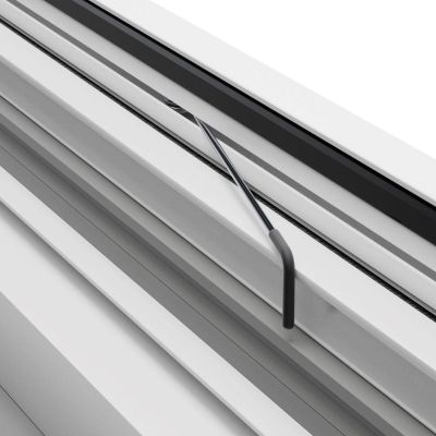 30. Moskitonetzfenster Aluminium 100x120 Braun Plus