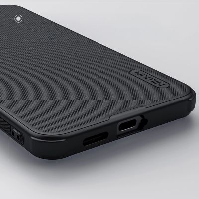7. Nillkin Super Frosted Shield Pro Magnetische Hülle für Samsung S25+ mit MagSafe – Schwarz