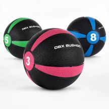 Rutschfester Medizinball aus Gummi | DBX Bushido