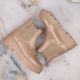 9. Big Star W INT1918B beige Lackleder Plateaustiefel