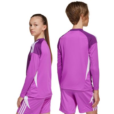 10. adidas Tiro 25 Competition lila Kinder-Torwarttrikot JJ1934