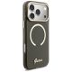 3. Guess IML Glitters Script Strap MagSafe Hülle für iPhone 17 Pro Max - Schwarz