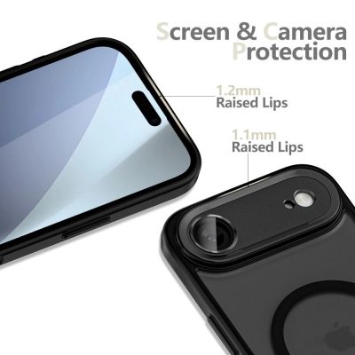 4. Tech-Protect MagCam MagSafe Case für iPhone 17 Air – Mattschwarz