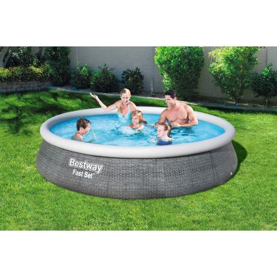 5. Bestway 57376 Schnellaufbau-Erweiterungspool 396x84