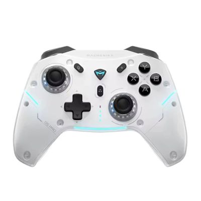 5. Machenike G5Pro Max Kabelloser Gamecontroller mit Ladestation – Weiß