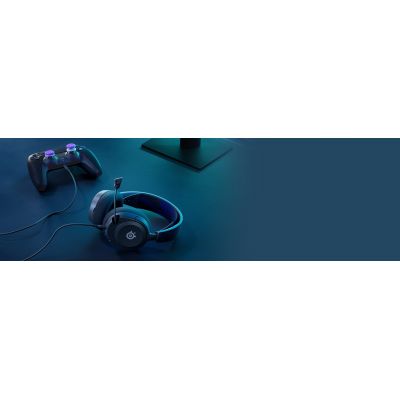 5. Steelseries Arctis Nova 1P Gaming-Headset mit Kabel und Kopfbügel, Schwarz