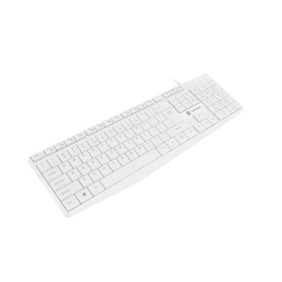 4. NATEC NAUTILUS US SLIM TASTATUR WEISS NKL-1951