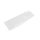 4. NATEC NAUTILUS US SLIM TASTATUR WEISS NKL-1951