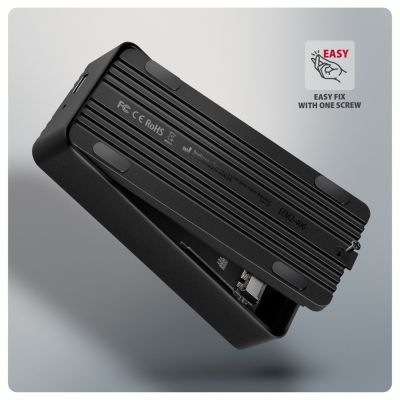 13. Axagon EEM2-40G Festplattengehäuse SSD-Gehäuse Schwarz M.2