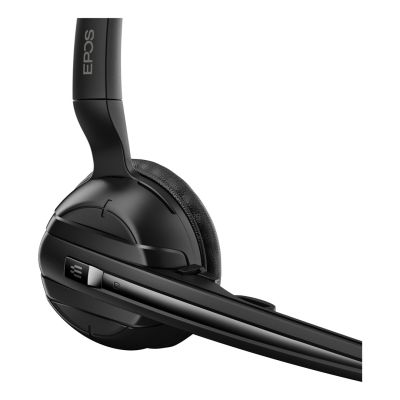 5. EPOS IMPACT D 10 Telefon – EU II Kabelloses On-Ear-Headset mit Kopfbügel, Büro/Callcenter, Schwarz