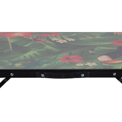 16. Campingtisch 75x55x25-59cm Flower Enero Camp