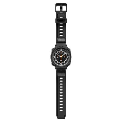 5. Spigen Rugged Armor Pro Schutzhülle und Armband für Samsung Galaxy Watch Ultra 2 2026 47 mm – Mattschwarz