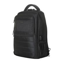 Vention KRK 20l wasserdichter Laptop-Rucksack mit USB-Anschluss und Diebstahlsicherung, Schwarz