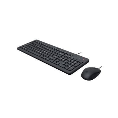 4. HP 150 Kabelgebundenes Maus- und Tastaturset, Schwarz, Deutsches Layout, 240J7AA#ABD