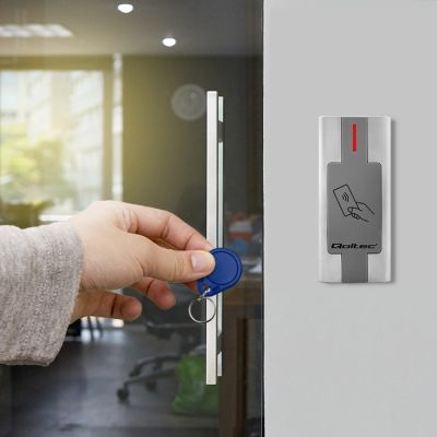 5. QOLTEC RFID-Näherungskarten- und Schlüsselanhängerleser | Metallgehäuse