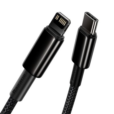 2. Baseus CATLWJ-A01 Lightning – USB-C PD 20 W 480 Mbit/s 2 m Kabel – Schwarz