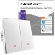 9. QOLTEC LICHT-EIN/AUS-SCHALTER | 2-KANAL | WLAN | TIMER | TUYA | WEISS
