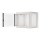 9. Lanberg WF01-6409-10S einteiliger Schrank (9 HE; 500 mm / 600 mm / 450 mm; Wandmontage; Glas; 19 Zoll; grau)