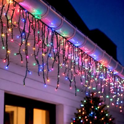 5. 240 LED-Lichterkette mehrfarbig