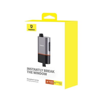 5. Baseus SharpTool Sicherheitshammer – schwarz