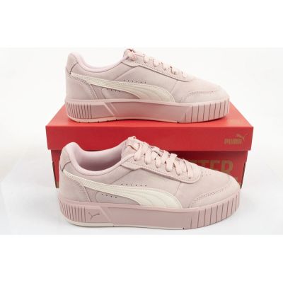 9. Puma Damen-Sportschuhe Carina Mia SD, bequeme Sneaker aus puderrosa Leder