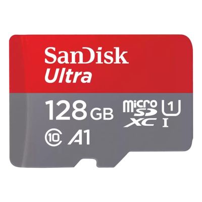 3. SanDisk Ultra microSD 128GB + SD-Adapter.