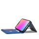 13. Magnetkartenetui für Samsung Galaxy S23 Ultra Flip Cover Wallet Stand blau