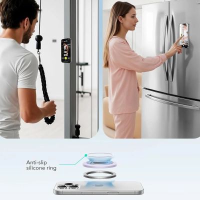 4. ESR Magnetische HaloLock MagSafe Handyhalterung – Lila