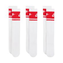 Nike Everyday Elevated Crew Socken, 3 Paar, Weiß und Rot, IM7949 900