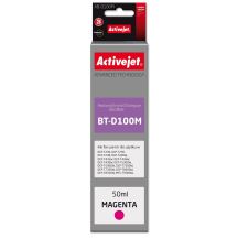 Activejet AB-D100M Tintenflasche (Ersatz für Brother BT-D100M; Supreme; 50 ml; rot)