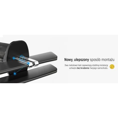 22. Wozinsky WCT5-Q6S2Y Autohalterung mit Qi/MagSafe 15W induktivem Ladegerät für Lüftungsgitter mit Ventilator - Schwarz