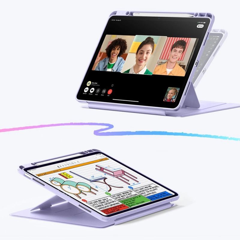 3. ESR Flip Hybrid Hülle für iPad Air 13" (2024/2025/2026) - Lila