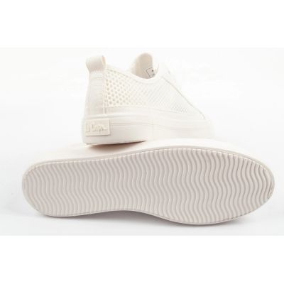 9. Lee Cooper Damen-Sneaker, durchbrochenes Muster, weiß, bequem, Sommerschuhe