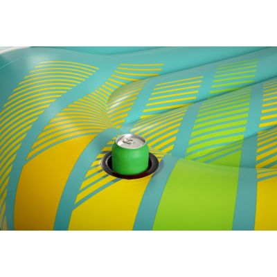 28. Bestway 43407 Pool- und Strandinsel, mehrfarbig, einfarbig, PVC