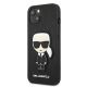 2. Karl Lagerfeld Saffiano Ikonik Karl's Patch Case für iPhone 13 mini - Schwarz