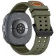 2. Tech-Protect Silikon-Air-Armband für Samsung Galaxy Watch 40/44/46 mm – Olivgrün