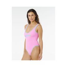RIP CURL Surf Puff Einteiliger Damen-Badeanzug Pink