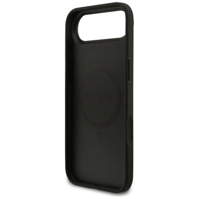 7. Guess Saffiano Classic Logo MagSafe Hülle für iPhone Air - Schwarz