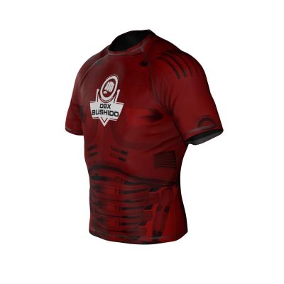 3. Der Kompressions-Rashguard „Cyborg“ besteht aus DBX MORE DRY M-Material.