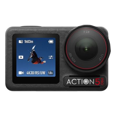 16. DJI Osmo Action 5 Pro Sportkamera, 40 MP, 4K Ultra HD CMOS, 25,4/1,3 mm (1/1,3") Objektiv, WLAN, 146 g