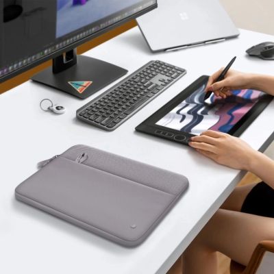 8. Tech-Protect Sleeve Laptoptasche 15-16 - Grau