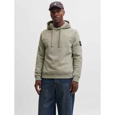 Jack&Jones Herren-Hoodie JJCLEVELAND SWEAT HOOD SN 12298441 VETIVER