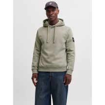 Jack&Jones Herren-Hoodie JJCLEVELAND SWEAT HOOD SN 12298441 VETIVER