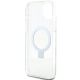 7. Guess GUHMP15MHRSGSD iPhone 15 Plus / 14 Plus 6,7" transparent/transparentes Hardcase Ring Stand Script Glitter MagSafe