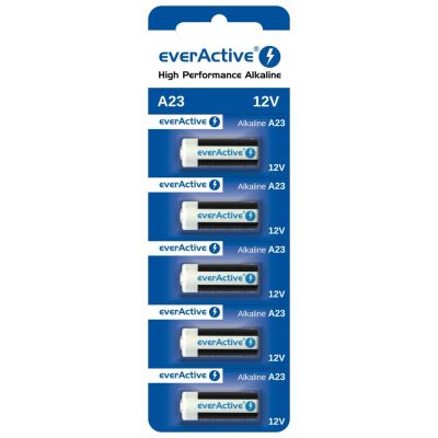 EVERACTIVE ALKALINE-BATTERIEN A23 12V, BLISTERPACKUNG 5 STÜCK 23A5BL