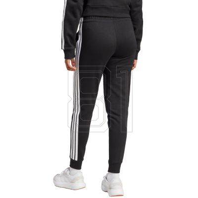 3. adidas Essentials 3-Streifen Fleece Slim W Hose JX2543
